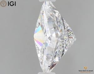 Diamante de Corte Princesa de 1.00 Quilates, Cultivado en Laboratorio CVD, 5.56 MM, Color E, Claridad VVS2, Certificado IGI, para Anillo de Compromiso, Garantía de por Vida - Product Image 3