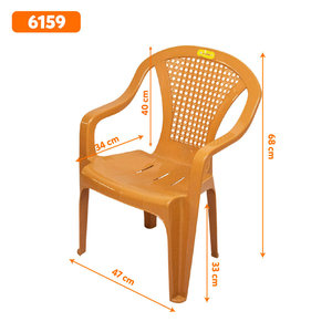 Modern Plastic Armchair Portable and <b>Stackable</b> Patio Garden Beach and Park Dining <b>Chair</b>-Wholesale <b>Outdoor</b> Furniture - Product Image 4