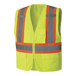 Chalecos de Seguridad Reflectantes de Alta Visibilidad con Logotipo Personalizado, Impermeables, de Algodón, con Bolsillos con Cremallera y Color Personalizado - Product Image 1