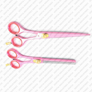 Professional Hairdressing Scissors <b>Set</b> 2 PCS <b>Barber</b> Salon Hair Cutting Shears Stainless Steel Salon Scissors Surgical Instrument - Product Image 5