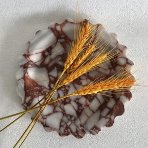 Marble Scalloped Tray Round Wave Tray <b>Small</b> Serving Platter <b>for</b> Counter, Bathroom, <b>Kitchen</b>, Nightstand, Jewelry Ring Dish Holder - Product Image 4