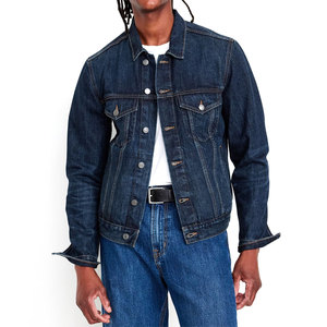 2025 New Fashion Wholesale Plain <b>Men</b> <b>Denim</b> <b>Jackets</b> Wholesale Top Quality Button Closure <b>Denim</b> <b>Men's</b> <b>Jackets</b> - Product Image 1
