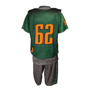 Uniformes de lacrosse personnalisables de haute qualité pour adultes, maillots et shorts réversibles imprimés par sublimation, séchage rapide, 100% polyester, pour équipe - Product Image 3