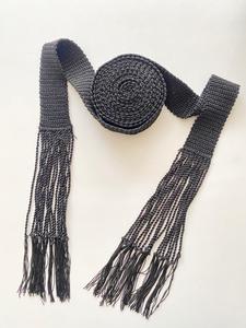 Handmade Silk Gartel <b>Strings</b> Factory Wholesale Hand-Crochet Ritual Belt Knitted Belts Category, Sprang Silk Gartel - Product Image 6