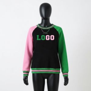 Sudadera de Alta Calidad para Hermandades con Logotipo Chenille Personalizado, MOQs Bajos, Sudadera con Diseño AKA, Sudadera con Capucha, Ropa Griega - Product Image 1