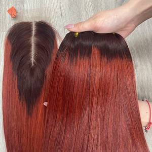 Venta al por mayor 100% Extensiones de cabello humano virgen en bruto vietnamita Super doble dibujado hueso recto peluca con para Ombre Cajun tejido - Product Image 3