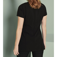 Tunique de salon de beauté, uniforme de spa pour esthéticiennes, cliniques esthétiques, en spandex, coton et polyester respirant, unisexe, avec logo et couleur personnalisés