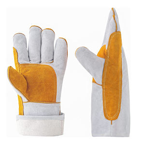Guantes de Soldadura de Cuero de 14 Pulgadas, Resistentes al Calor y al Fuego, para Barbacoa, Horno, Parrilla, Soldadura TIG, MIG, Repostería, Estufa, Soporte para Ollas - Product Image 2