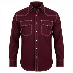 2026 High Quality Men's <b>Flame</b> Resistant Cotton Rip-Stop Breathable Western <b>Shirt</b>-Triple Stitched Heavy Duty Welding <b>Shirt</b> Custom - Product Image 5