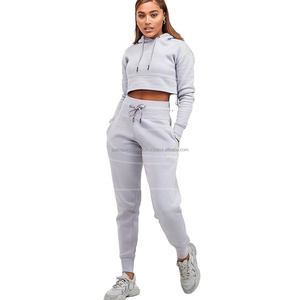 Women's Custom Logo Velvet Tracksuit 2-Piece <b>Set</b> with Hoodie and Sweatpants Active Bottoms - Product Image 5