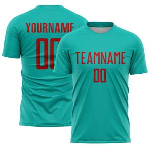เสื้อฟุตบอลแบบสั่งทำคุณภาพดีที่สุด ดีไซน์เองได้ สำหรับทุกเพศ พร้อมกางเกงขาสั้นพิมพ์ลาย รุ่นใหม่ล่าสุด ชุดกีฬาสำหรับฝึกซ้อม ผลิตจากโพลีเอสเตอร์ 100% ปี 2026 - Product Image 2
