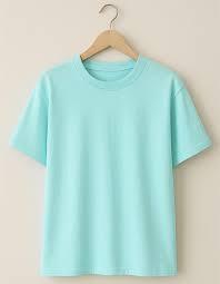 Short décontracté pour femme, coupe oversize, col rond, manches courtes, 100 % coton tricoté, couleur unie, été, facile d'entretien, moderne et anti-humidité - Product Image 3