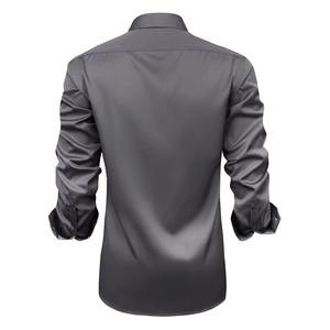 Chemise à manches longues boutonnée pour hommes, chemise légère à manches longues pour hommes, chemise à manches longues en tissu doux pour hommes, chemise à manches longues pour hommes - Product Image 2