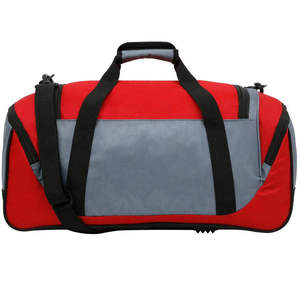 Red Oxford Sports Duffle Bag with Multiple Compartments and Zipper Closure for Workout and Travel Unisex - Product Image 6