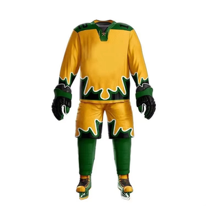 Uniforme de hockey sur glace avec tissu de qualité supérieure, maillot de hockey sur glace élégant pour les athlètes professionnels, fournisseur d'uniformes d'équipe de hockey - Product Image 2