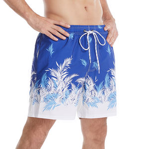 Shorts de bain pour hommes en polyester à séchage rapide, taille plus, motif personnalisé par sublimation, pour le surf et la plage, collection 2026 - Product Image 3