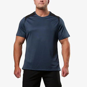 T-shirt en coton uni pour homme, personnalisé avec logo, manches courtes, poids lourd, vente en gros - Product Image 6