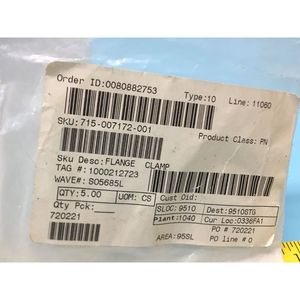 3 LAM 715-007172-001 FLANGE CLAMP 715-7172-1, 183365 - Equipo y piezas de semiconductores de confianza de Trusted Global Legacy - Product Image 4