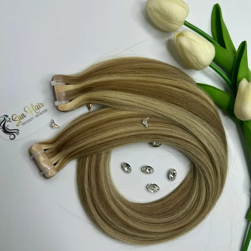 #822 Продукты для волос для пианино с насадками на ленту, высокое качество, легко использовать, супер двойные нарисованные 100% натуральные человеческие волосы для наращивания