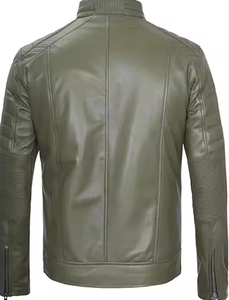 Vestes en cuir ajustées pour hommes - Vente directe d'usine à prix raisonnable - Product Image 2