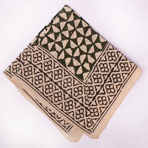 Pañuelo cuadrado de algodón hecho a mano al por mayor, bandana estampada a mano, pañuelo para la cabeza y el cuello para mujer, estilo Bagru - Product Image 6