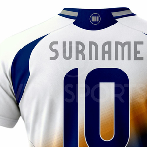 เสื้อฟุตบอลสั่งทำพิเศษ ปี 2026 พิมพ์ชื่อได้ ระบายอากาศได้ดี ผลิตจากโพลีเอสเตอร์ 100% ชุดทีม OEM ผู้ผลิตชุดกีฬาขายส่ง - Product Image 5