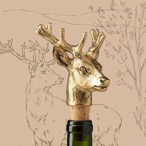 Bouchon de bouteille de vin en métal doré, fait main, avec signe de paix moulé à la main, motifs personnalisables, style vintage, pour la maison, le bar et les cadeaux - Product Image 6