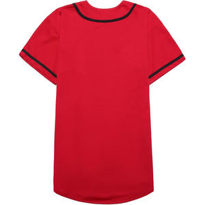 Camisetas de Béisbol de Poliéster Premium con Canales de Flujo de Aire Estratégicos para una Mayor Eficiencia de Refrigeración y Control de la Humedad - Product Image 3