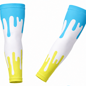 Mangas de compresión deportivas personalizadas para fitness, entrenamiento, correr, ciclismo, baloncesto, absorción de humedad, elásticas. - Product Image 1
