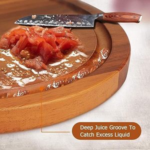 Tabla de Cortar de Madera India Hecha a Mano para una Preparación Precisa de Alimentos con Construcción Duradera y Acabado Elegante - Product Image 5