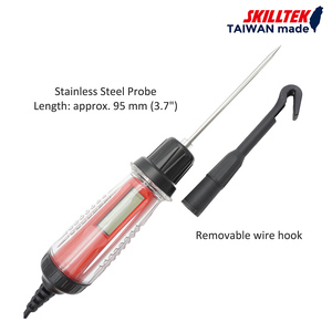 Testeur de circuit automobile professionnel 6V-24V avec sonde spéciale et câble spiralé robuste pour le diagnostic du système électrique des véhicules - Product Image 2