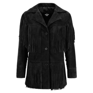 Women Western Fringe Leather <b>Jacket</b> Classic Fringe Real <b>Suede</b> <b>Jacket</b> Western Style Tassel <b>Jacket</b> OEM/ODM Wholesale Manufacturer - Product Image 1
