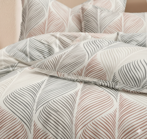 Ensemble de draps rayés de haute qualité 400TC en microfibre résistant à la décoloration avec 2 taies d'oreiller pour usage hôtelier et hospitalier Luxe - Product Image 2