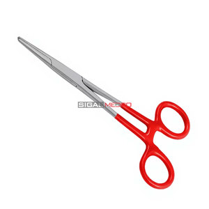 Pinzas Manuales para Mosquitos de Calidad Premium, 5 Pulgadas, Rectas, con Mangos Recubiertos de PVC Rojo, Acero Inoxidable Alemán, Quirúrgicas, Dentales, Hemostáticas - Product Image 2