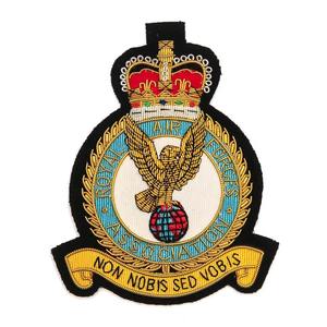 Patch brodé sur mesure en fil d'or pour blazer, motif de blason de poche en fil français, personnalisable pour vêtements, en matériau métallique - Product Image 3