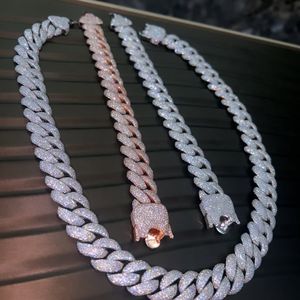 925 sterling silver moissanite <b>necklace</b> VVS D color moissanite <b>chain</b> IGI certified moissanite jewelry - Product Image 2
