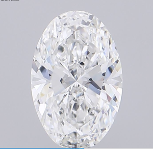 Diamante Cultivado en Laboratorio con Certificación IGI, Corte Oval Brillante de 2.89 CT, Color E, Claridad IF, CVD LG 735516698, ROYAL GEMS, Super Joyería - Product Image 1