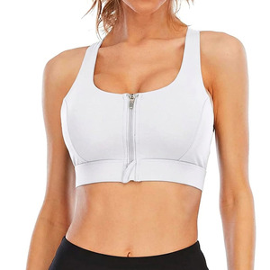 Soutien-gorge de sport sexy pour femme et vêtements de sport sans couture, séchage rapide et respirant, grande taille, crop top de fitness à épaules dénudées - Product Image 2