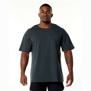 T-shirts en coton 100% de haute qualité, design décontracté, écologiques, respirants, séchage rapide, logo sur le devant, col rond, jersey tricoté, teinture unie - Product Image 1