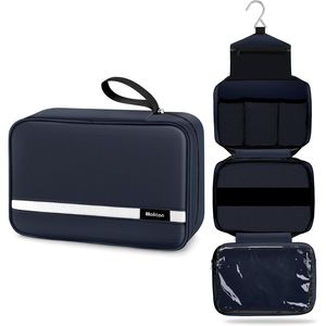 Maliton <b>Large</b> Hanging <b>Toiletry</b> <b>Bag</b> for Men and Women 4 Compartment Hygiene Travel <b>Bag</b> with 'W' Design - Product Image 1