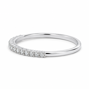 Bague de fiançailles en argent sterling 925 avec diamant moissanite taille brillant rond, faite à la main, pour demande en mariage et mariage - Product Image 5