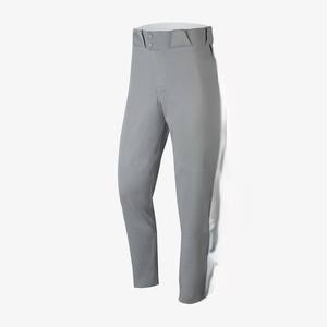 Conjunto de Uniforme de Béisbol para Hombre, Negro con Detalles Blancos, Manga Corta, Cierre de Botones, Pantalones Grises, Poliéster Transpirable, para Toda Temporada - Product Image 3