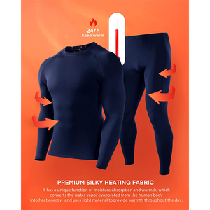 RABUSH SPORTS Conjunto de Ropa Interior Larga para Hombre, Invierno, Grueso, Alta Calidad, Manga Larga, Logotipo Personalizado, Tela de Forro Polar - Product Image 3