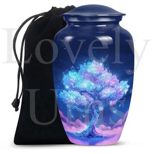 Urna de cremación Árbol de la Vida, urna decorativa grande para cenizas humanas, recuerdo conmemorativo, tributo funerario. - Product Image 3