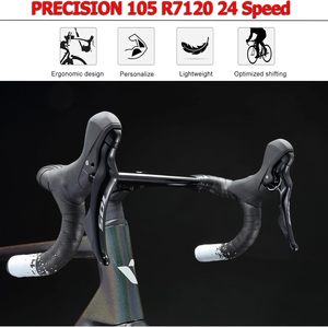 Vélo de course sur route en fibre de carbone RTS T700 avec freins à disque hydrauliques, jeu de roues 700C pour cyclisme professionnel - Product Image 2