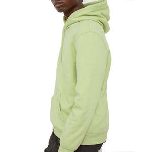 Sweat-shirt à capuche décontracté pour homme en polaire avec cordon de serrage réglable, poche kangourou et poignets côtelés - Product Image 2
