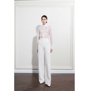 Conjunto de Pantalones para Mujer en Oferta, Pantalones NOIR RELAXED Elegantes de Color Sólido, 61% Rayón, 39% Algodón, Hechos en Vietnam - Product Image 6