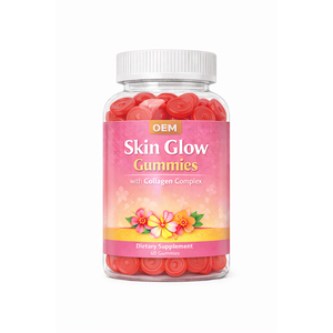 Proveedor Profesional de Suplementos para el Cuidado de la Salud, Gomitas Antiarrugas con Sabor a Melocotón para una Piel Radiante, a Precio de Mercado con Descuento - Product Image 1