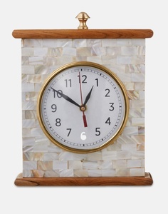 Thủ công bằng GỖ MẸ ngọc trai bảng đồng hồ thanh lịch nhà văn phòng trang trí nội thất Quà Tặng thạch anh điện tử đồng hồ vỏ <span class=keywords><strong>Inlay</strong></span> trang trí - Product Image 3