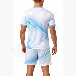 Uniforme de Fútbol Profesional, Conjunto de Camiseta de Fútbol, Malla Transpirable de Poliéster, Logotipo Personalizado de Fábrica, Ropa Deportiva - Product Image 3